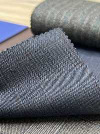 55CN5524 CANONICO TRADITIONAL WORSTED 21μ Navy Glen Check[Tessile] CANONICO Sottofoto