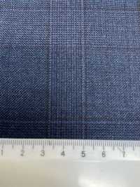 55CN5524 CANONICO TRADITIONAL WORSTED 21μ Navy Glen Check[Tessile] CANONICO Sottofoto