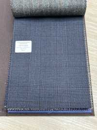 55CN5524 CANONICO TRADITIONAL WORSTED 21μ Navy Glen Check[Tessile] CANONICO Sottofoto