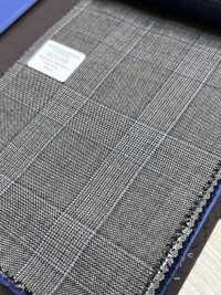 55CN5525 CANONICO TRADITIONAL WORSTED 21μ Brown Glen Check[Tessile] CANONICO Sottofoto