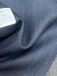 55CN5526 CANONICO TRADITIONAL WORSTED 21μ Navy Stripe[Tessile] CANONICO Sottofoto