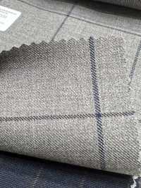 55CN5534 CANONICO PERENNIAL SUPER110'S Beige Windowpane[Tessile] CANONICO Sottofoto