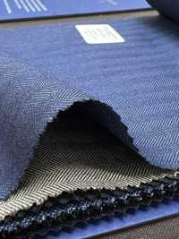 55CN5552 CANONICO PERENNIAL SUPER110'S Blue Herringbone[Tessile] CANONICO Sottofoto