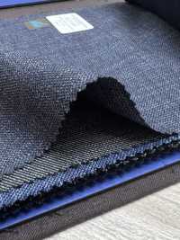 55CN5557 CANONICO NATURAL STRETCH GRAFFITTI Navy Melange[Tessile] CANONICO Sottofoto