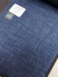 55CN5559 CANONICO GRAFFETTI ELASTICIZZATI NATURALI Blu Melange[Tessile] CANONICO Sottofoto
