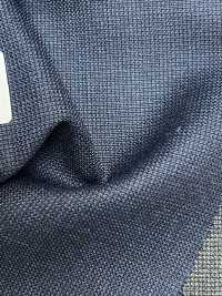 55CN5564 CANONICO TRADITIONAL WORSTED 21μ Navy Micro Check[Tessile] CANONICO Sottofoto