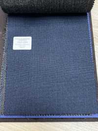 55CN5564 CANONICO TRADITIONAL WORSTED 21μ Navy Micro Check[Tessile] CANONICO Sottofoto