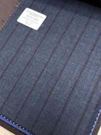55CN5568 CANONICO TRADITIONAL WORSTED 21μ Navy Stripe[Tessile] CANONICO Sottofoto