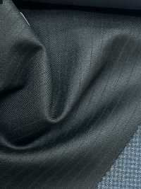 55CN5573 CANONICO PERENNIAL SUPER110'S Black Shadow Stripe[Tessile] CANONICO Sottofoto
