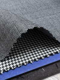 55CN5575 CANONICO REVENGE SUPER150'S Gray Glen Check[Tessile] CANONICO Sottofoto