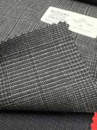 3MK3795 25AW ACTIVA Glen Check Charcoal Heaven Grey[Tessile] Lanificio Miyuki Sottofoto