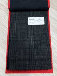 3MK3795 25AW ACTIVA Glen Check Charcoal Heaven Grey[Tessile] Lanificio Miyuki Sottofoto