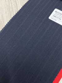 3MK3736 25AW ACTIVA Alternate Stripe Navy[Tessile] Lanificio Miyuki Sottofoto