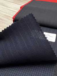 3MK3736 25AW ACTIVA Alternate Stripe Navy[Tessile] Lanificio Miyuki Sottofoto