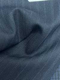 3MK3736 25AW ACTIVA Alternate Stripe Navy[Tessile] Lanificio Miyuki Sottofoto