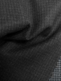 3MK3751 25AW ACTIVA Check Charcoal Heaven Grey[Tessile] Lanificio Miyuki Sottofoto