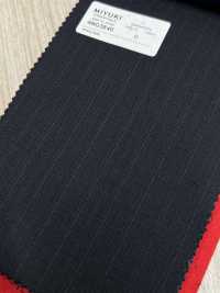 4MG3840 25AW MARUNOUCHI Alternate Stripe Blu Scuro[Tessile] Lanificio Miyuki Sottofoto