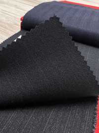 4MG3840 25AW MARUNOUCHI Alternate Stripe Blu Scuro[Tessile] Lanificio Miyuki Sottofoto