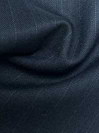 4MG3840 25AW MARUNOUCHI Alternate Stripe Blu Scuro[Tessile] Lanificio Miyuki Sottofoto