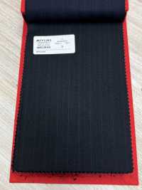 4MG3840 25AW MARUNOUCHI Alternate Stripe Blu Scuro[Tessile] Lanificio Miyuki Sottofoto