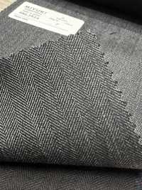 4ML3934 25AW THE CITY Herringbone Charcoal Heaven Grey[Tessile] Lanificio Miyuki Sottofoto
