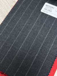 4ML3960 25AW THE CITY Stripe Charcoal Heaven Grey[Tessile] Lanificio Miyuki Sottofoto