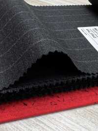 4ML3960 25AW THE CITY Stripe Charcoal Heaven Grey[Tessile] Lanificio Miyuki Sottofoto