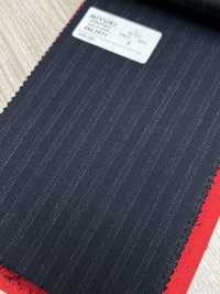 4ML3971 25AW THE CITY Alternate Stripe Navy[Tessile] Lanificio Miyuki Sottofoto