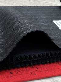 4ML3982 25AW THE CITY Alternate Stripe Charcoal Heaven Grey[Tessile] Lanificio Miyuki Sottofoto