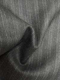 4ML3982 25AW THE CITY Alternate Stripe Charcoal Heaven Grey[Tessile] Lanificio Miyuki Sottofoto