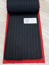 4ML3982 25AW THE CITY Alternate Stripe Charcoal Heaven Grey[Tessile] Lanificio Miyuki Sottofoto