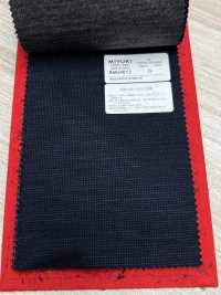 8MG4013 25AW LOOP LABO (Loop Lab) Motivo Intrecciato Blu Navy[Tessile] Lanificio Miyuki Sottofoto