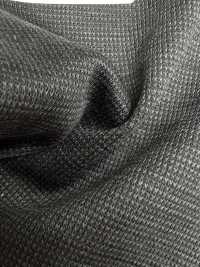 8MG4024 25AW LOOP LABO (Loop Lab) Tessuto A Trama Intrecciata Grigio Cielo Antracite[Tessile] Lanificio Miyuki Sottofoto