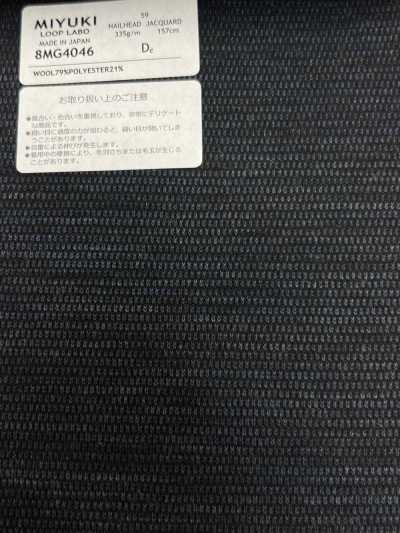 8MG4046 25AW LOOP LABO (Loop Labo) occhio di pernice blu navy