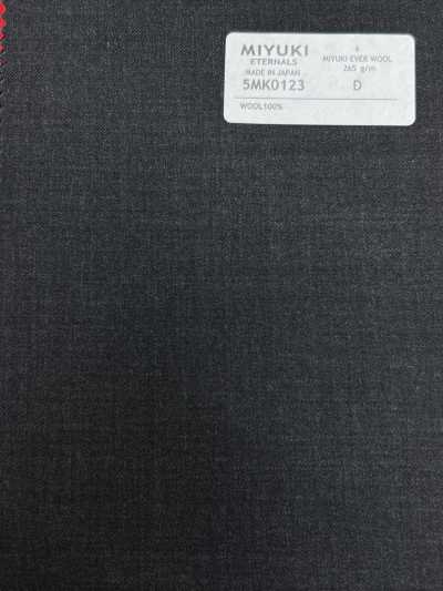 5MK0123 MIYUKI EVER WOOL tinta unita grigio antracite