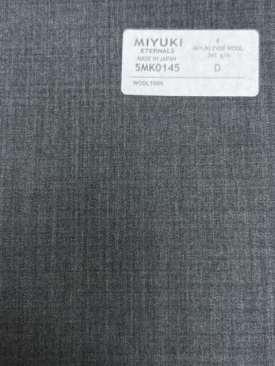 5MK0145 MIYUKI EVER WOOL (Miyuki Ever Wool) Tinta unita grigio chiaro