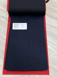 5MK0171 MIYUKI EVER WOOL A Righe Blu Navy[Tessile] Lanificio Miyuki Sottofoto