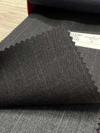 5MK0182 MIYUKI EVER WOOL Grigio Cielo A Righe Antracite[Tessile] Lanificio Miyuki Sottofoto