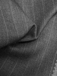 5MK0182 MIYUKI EVER WOOL Grigio Cielo A Righe Antracite[Tessile] Lanificio Miyuki Sottofoto