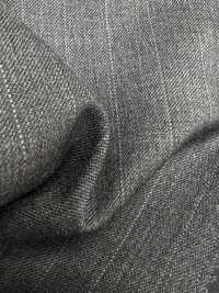 5MK0193 MIYUKI EVER WOOL Grigio A Righe[Tessile] Lanificio Miyuki Sottofoto