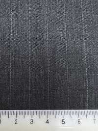 5MK0193 MIYUKI EVER WOOL Grigio A Righe[Tessile] Lanificio Miyuki Sottofoto