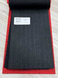 5MK0193 MIYUKI EVER WOOL Grigio A Righe[Tessile] Lanificio Miyuki Sottofoto