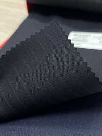 5MK0204 MIYUKI EVER WOOL Shadow Stripe Blu Scuro[Tessile] Lanificio Miyuki Sottofoto