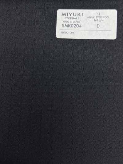 5MK0204 MIYUKI EVER WOOL (Miyuki Ever Wool) righe ombra blu navy scuro