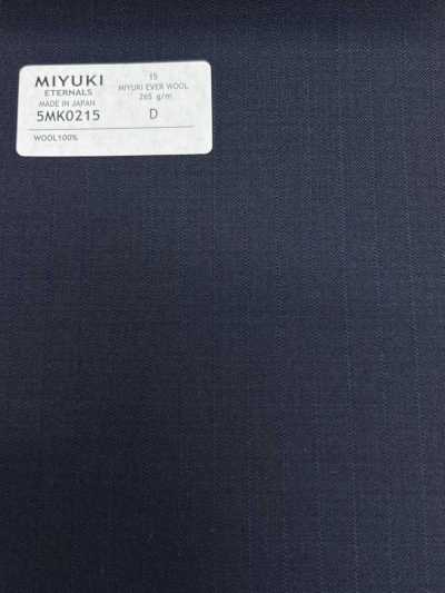 5MK0215 MIYUKI EVER WOOL (Miyuki Ever Wool) blu navy a righe ombra