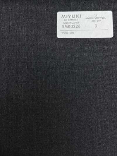 5MK0226 MIYUKI EVER WOOL Righe ombreggiate grigio antracite