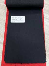 5MK0230 MIYUKI EVER WOOL Shadow Windowpane Dark Navy[Tessile] Lanificio Miyuki Sottofoto