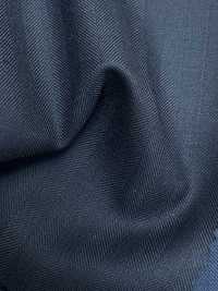 5ML0262 MIYUKI EVER WOOL Herringbone Blu Scuro[Tessile] Lanificio Miyuki Sottofoto