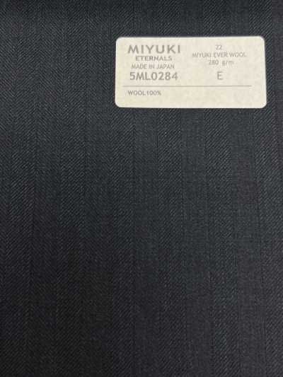 5ML0284 MIYUKI EVER WOOL (Miyuki Ever Wool) Spina di pesce blu