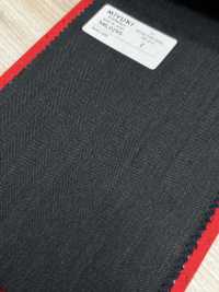 5ML0295 MIYUKI EVER WOOL Herringbone Charcoal Heaven Grey[Tessile] Lanificio Miyuki Sottofoto